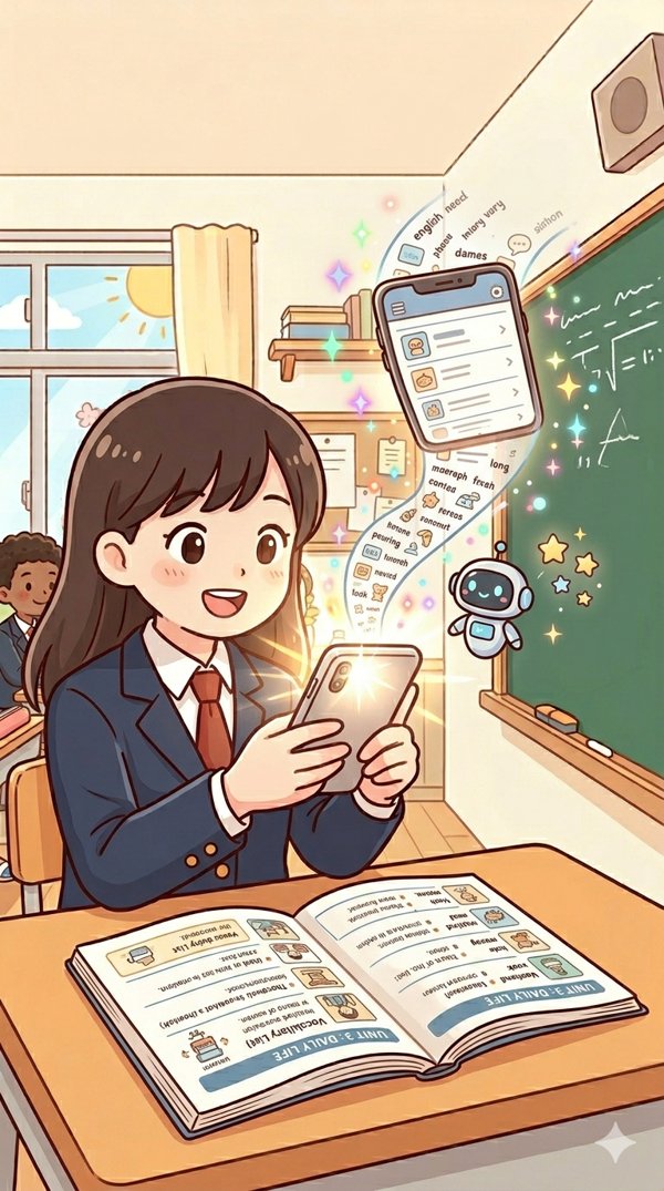 AIが単語を読み取り